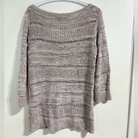 🎉4/30$🎉 Dynamite Multicolor Pastel Open-Knit Sweater – Women’s M 🧶 - Picture 6 of 6